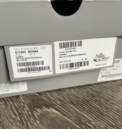 New Balenciaga Runner Multicolor Sneaker Shoe