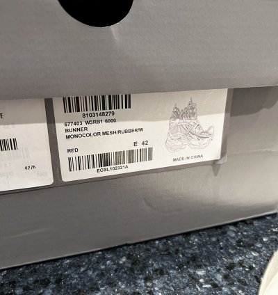 New Balenciaga Runner Red Red Size 42 9us
