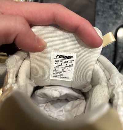 New Balenciaga Runner Track Tan White Size 42 9us