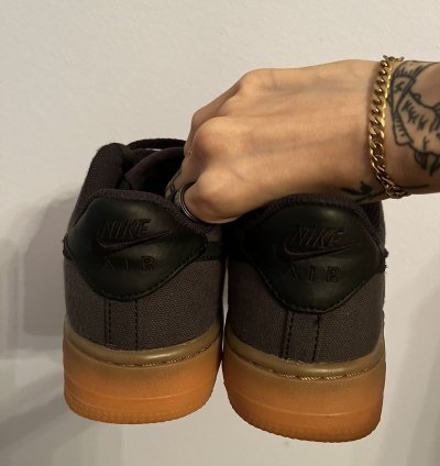 Air Force 1 Low Lv8 Gs Black Gum