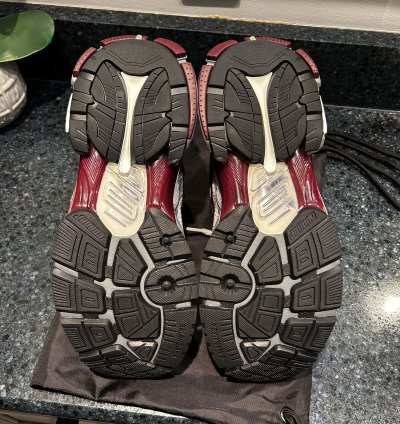 New Balenciaga Runner Track White Red Size 42 9us
