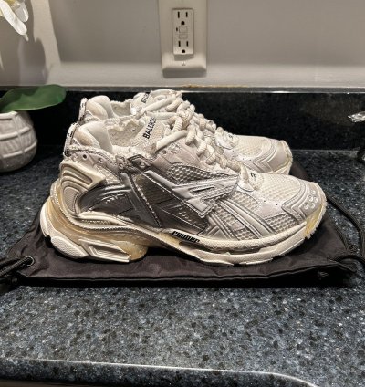 New Balenciaga Runner Track White Size 41 8us
