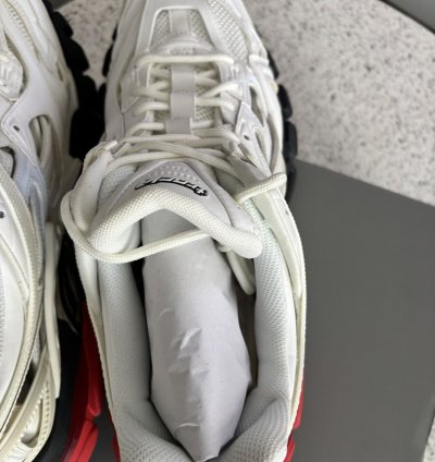 New Balenciaga Track 2 Sneaker White Red Size 46 Us 13