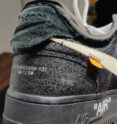 Air Force 1 Low Off-white Black