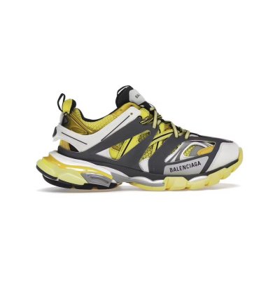 New Balenciaga Track Yellow Grey Size 42 9us With Box