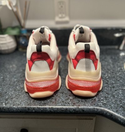 New Balenciaga Triple Red White Size 46 13us