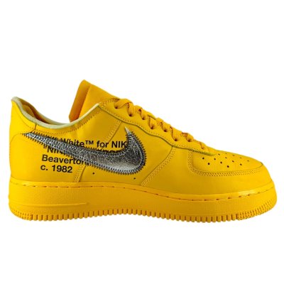 Air Force 1 Low Off-white University Gold Metallic Silver