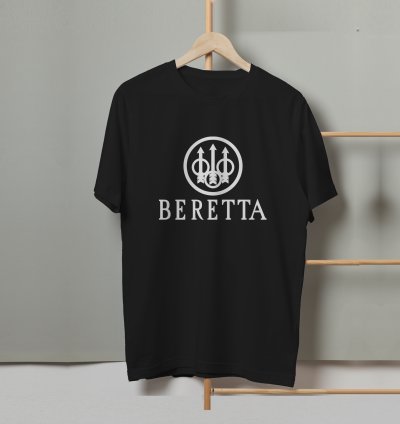 Baretta Logo Black T Shirt Size Usa