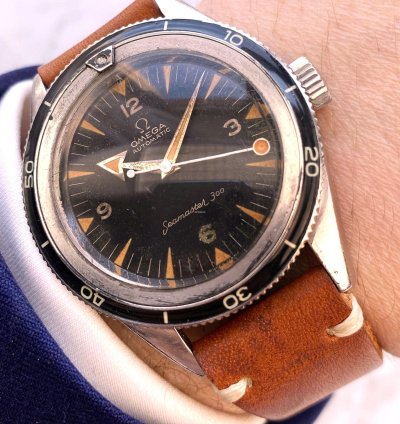 Omega Seamaster 300 Vintage Ref 2913-3 Diver Broad Arrow Lollipop Ck 2913 Extract Automatik 2913