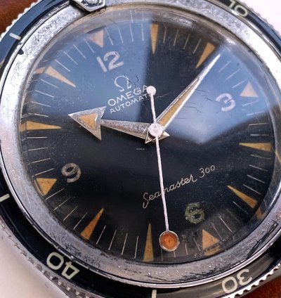 Omega Seamaster 300 Vintage Ref 2913-3 Diver Broad Arrow Lollipop Ck 2913 Extract Automatik 2913
