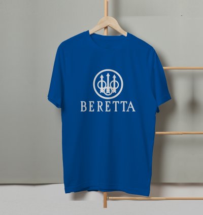 Baretta Logo Blue T Shirt Size Usa