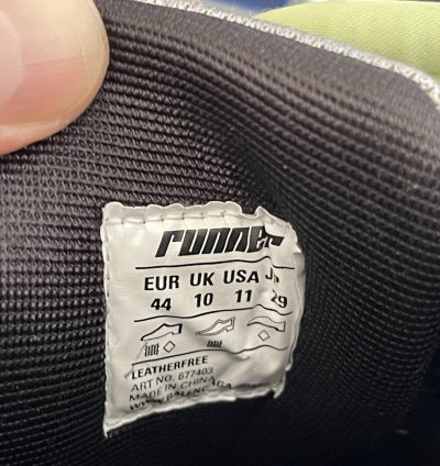 New Og Winter 21 Runner Sneakers 44 Us 11
