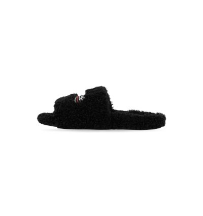 O1bcso1str1124 Furry Slides Towel In Black