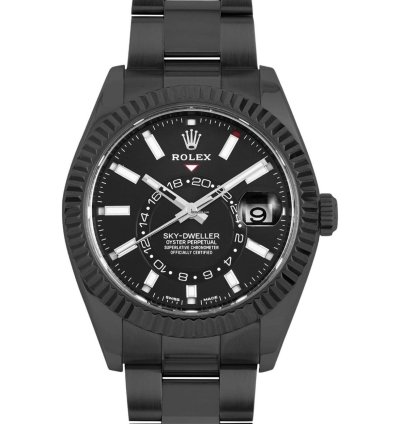 Rolex Sky-dweller 326934 Black Dial Oyster Bracelet 42mm Watch 2023 Pvd Dlc