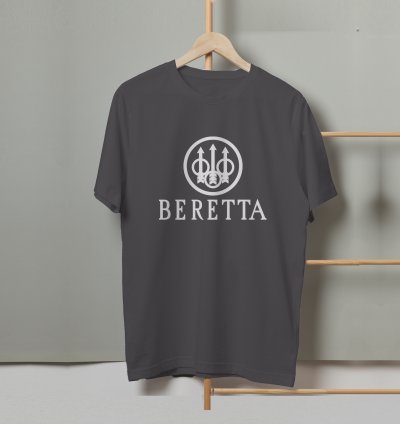 Baretta Logo Charcoal T Shirt Size Usa