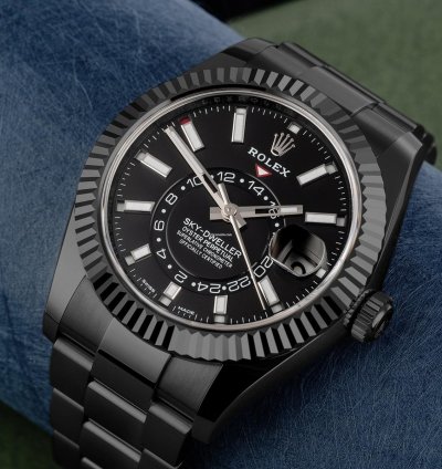 Rolex Sky-dweller 326934 Black Dial Oyster Bracelet 42mm Watch 2023 Pvd Dlc