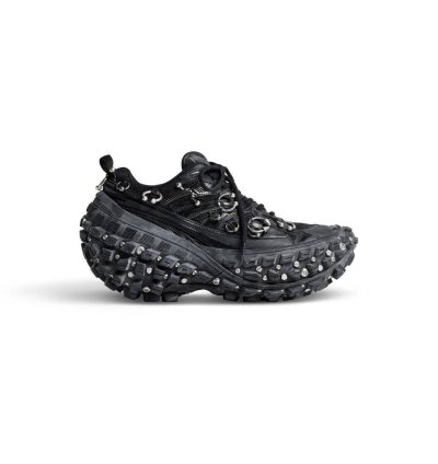 O1la1rc1a0325 Bouncer Screw Sneakers With Piercings In Black