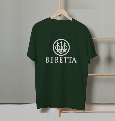 Baretta Logo Forest Green T Shirt Size Usa