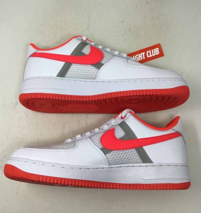 Air Force 1 Low Transparent White Crimson