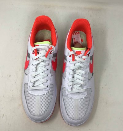 Air Force 1 Low Transparent White Crimson