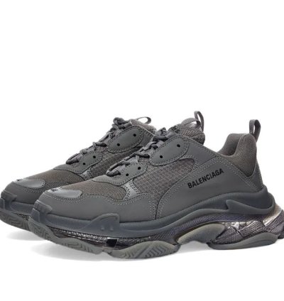 O1mt1gz1024 Triple Clear Sole Sneaker In Dark Grey