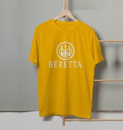 Baretta Logo Gold T Shirt Size Usa