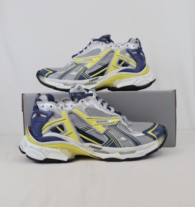 O1rshd1 Low Top Sneakers In Blue Yellow