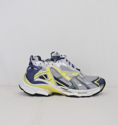 O1rshd1 Low Top Sneakers In Blue Yellow