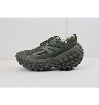 O1rshd1 Monocolor Rubber Mesh Defender Sneakers In Kaki