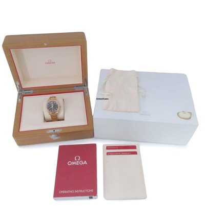 Omega Seamaster Aqua Terra 150m 38 5mm K18 Red Gold Gray Dial