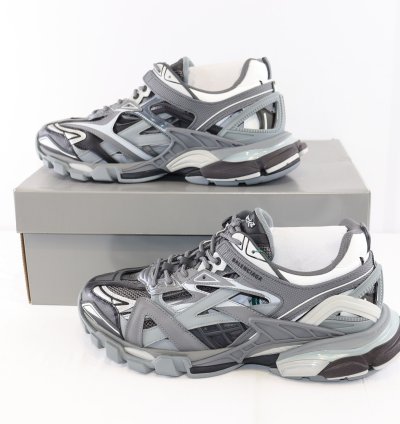 O1rshd1 Track 2 Open Sneakers In Grey Black