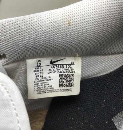 Air Force 1 Low White Black Sole