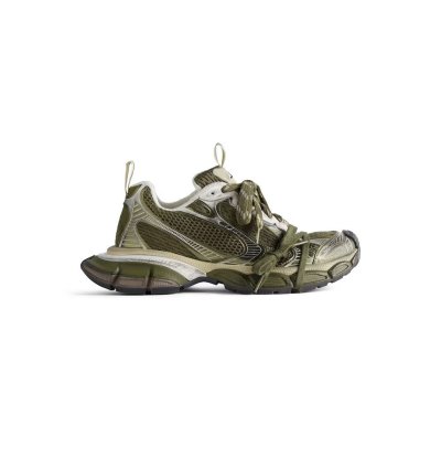 O1srvl11e0325 3xl Sneaker In Dark Green Light Beige