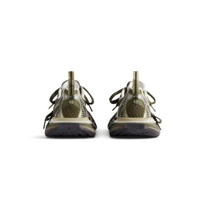 O1srvl11e0325 3xl Sneaker In Dark Green Light Beige