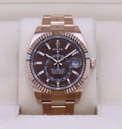 Rolex Sky-dweller 326935 Chocolate 2024 Neu Full Set