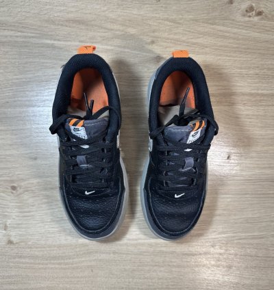 Air Force 1 Lv8 2 Gs Under Construction - Black Size 1 5y