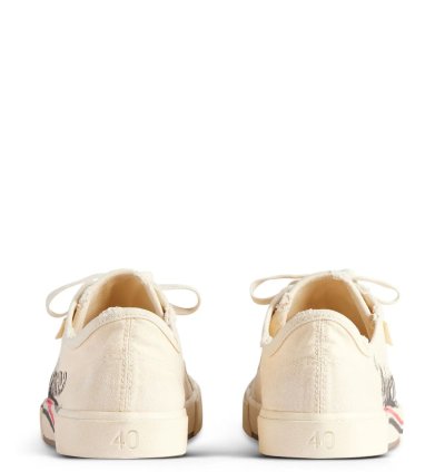 O1srvl11e0325 Paris Low Top Sneakers In Beige