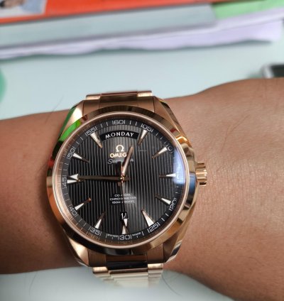 Omega Seamaster Aqua Terra 150m Day-date Watch Box And One Card