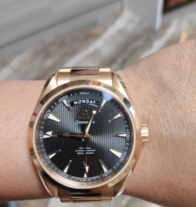 Omega Seamaster Aqua Terra 150m Day-date Watch Box And One Card