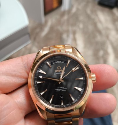 Omega Seamaster Aqua Terra 150m Day-date Watch Box And One Card