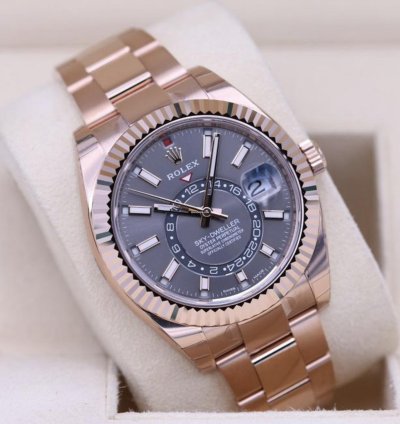 Rolex Sky-dweller 326935 Rhodium Grau 2024 Neu Full Set