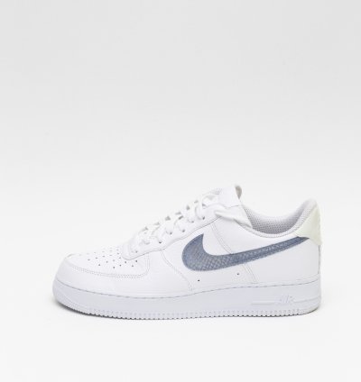 Air Force 1 Lv8 Blue Snakeskin Pony Hair