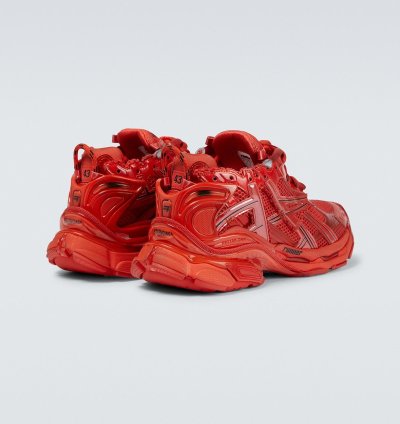 O1w1db11123 Caged Mesh Runner Sneakers In Red