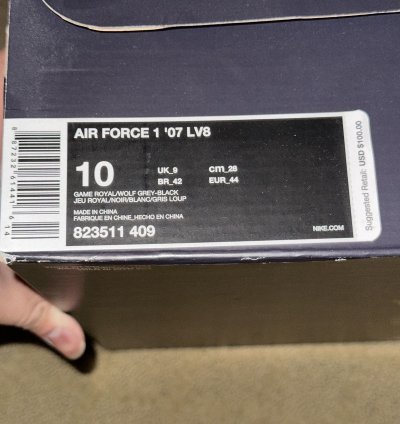 Air Force 1 Lv8 Chenille Swoosh