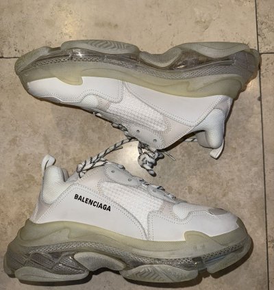 Rare Balenciaga Triple Offwhite Sneakers