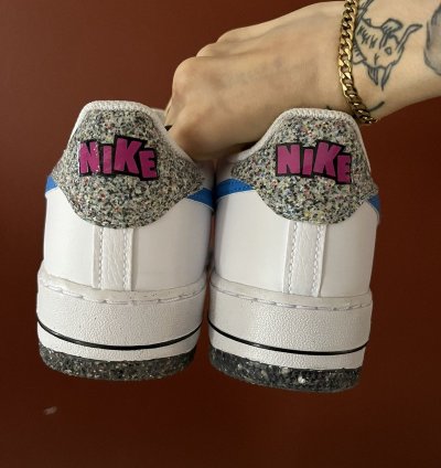 Air Force 1 Lv8 Next Nature Crater White Light Photo Blue