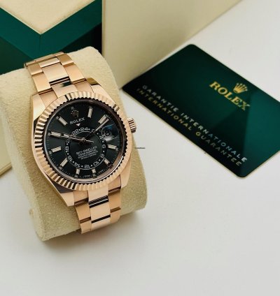 Rolex Sky-dweller 326935 Rose Gold Ardesia Dial