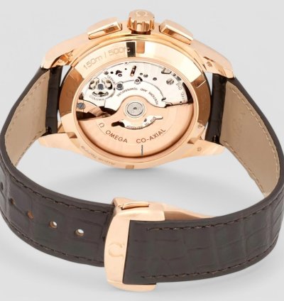 Omega Seamaster Aqua Terra 18kt Rose Gold Automatic Chronograph Gmt Men