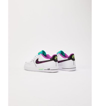 Air Force 1 Lv8 White Black-vivid Purple Dx3933-100