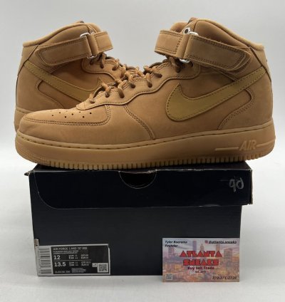 Air Force 1 Mid 07 Flax